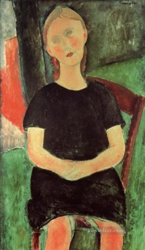 座っている若い女性 アメデオ・モディリアーニ Oil Paintings